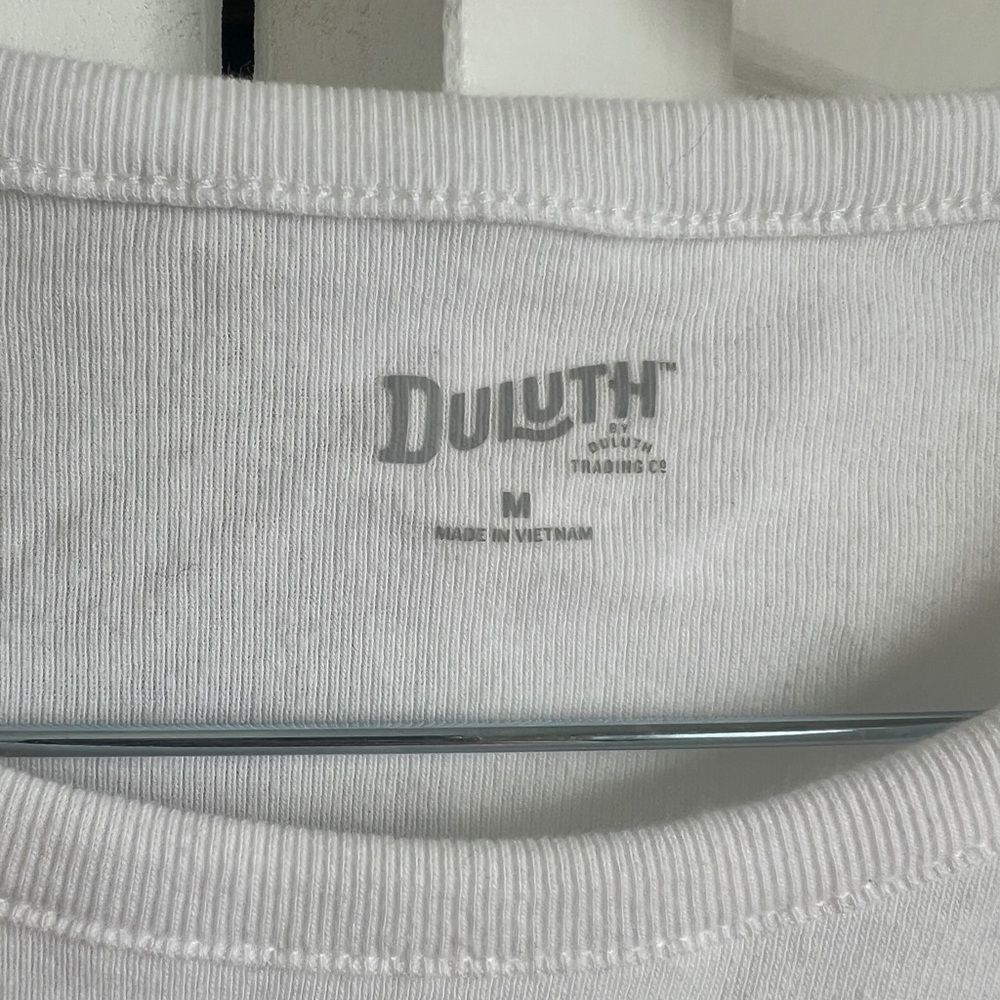 Duluth Trading Co Women’s white cotton t-shirt - Picture 2 of 4